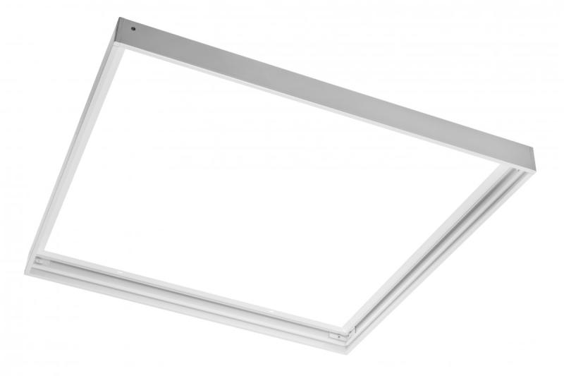 MOLDURA PARA MONTAGEM SUPERFICIAL DE PAINEL LED 60x60cm (KING), branco 1208965296