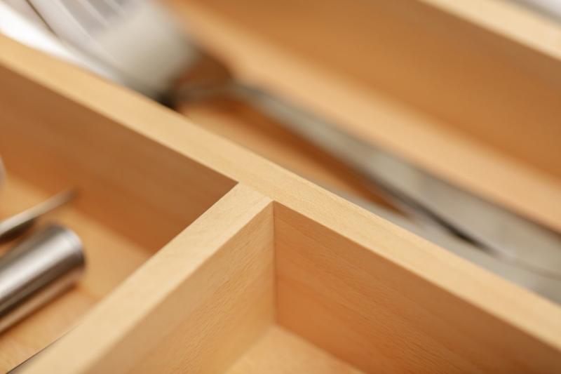 Decor Cutle Bandejas de Talheres Ajustáveis para Armários de 400-600mm Cor Faia 1208966289