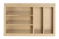 Sure, here's the translation:

"Decor Cutle Organizador de Talheres Ajustável Cor Faia 1208966290"