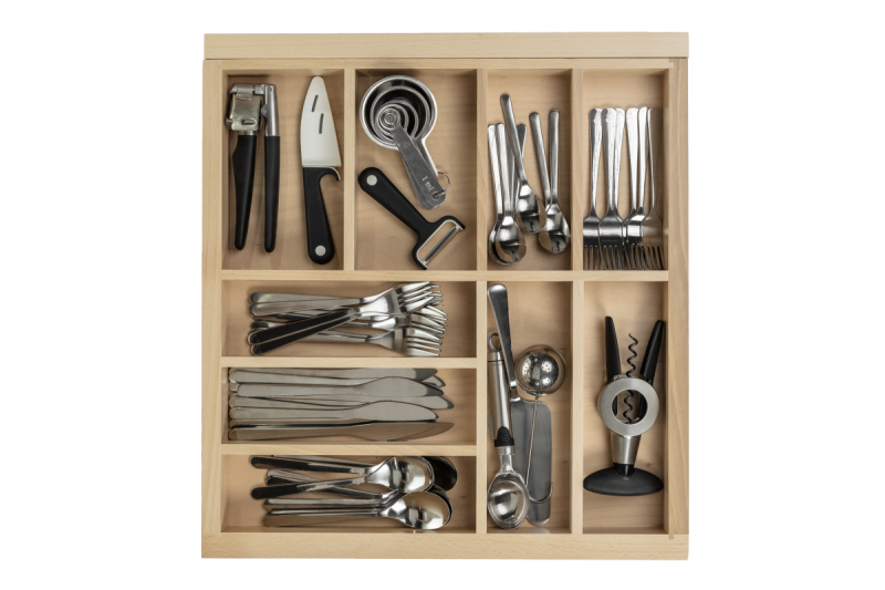 Decoração Cutle Bandejas de Talheres Cozinha Organizador de Talheres Ajustável 1208966292