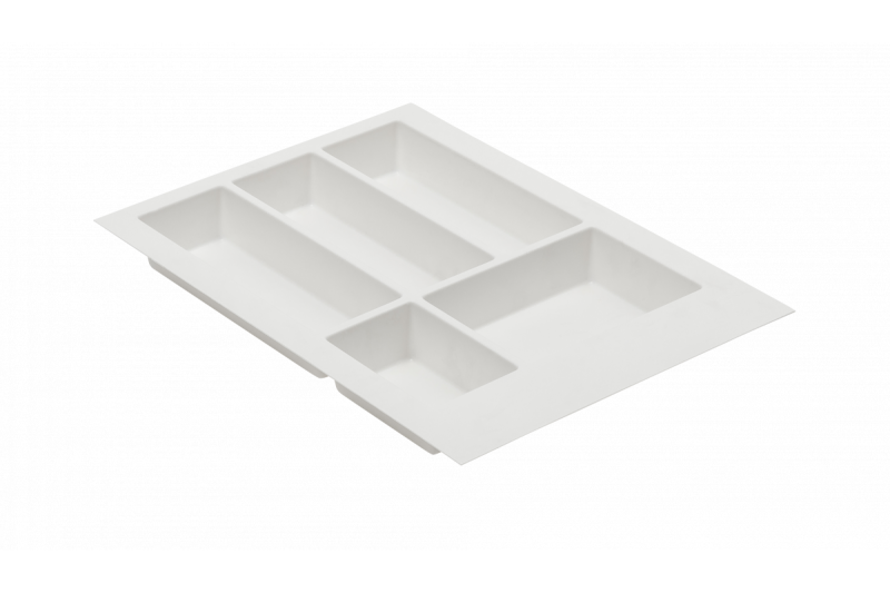 Decor Cutle Porta-talheres Inserção para Gaveta de Cozinha 400 Branco 1208966373