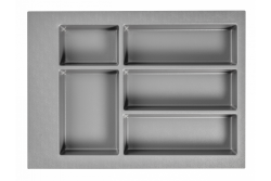 Decor Cutle Bandejas de Talheres Inserção para Gaveta de Cozinha 400 Antracite 1208966374