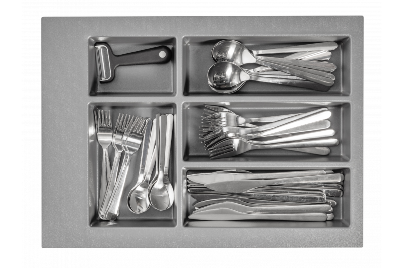 Decor Cutle Bandejas de Talheres Inserção para Gaveta de Cozinha 400 Antracite 1208966374
