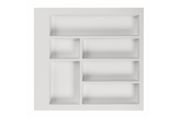 Decor Cutle Bandeja para Talheres Inserção para Gaveta de Cozinha 500 Branco 1208966375