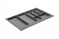 Decor Cutle Porta-talheres Inserto para Gaveta de Cozinha 800 Antracite 1208966380