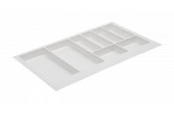 Decor Cutle Bandeja para Talheres Inserto para Gaveta de Cozinha 900 Branco 1208966381