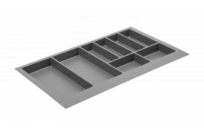 Decor Cutle Gavetas para Talheres Inserção para Gaveta de Cozinha 900 Antracite 1208966382