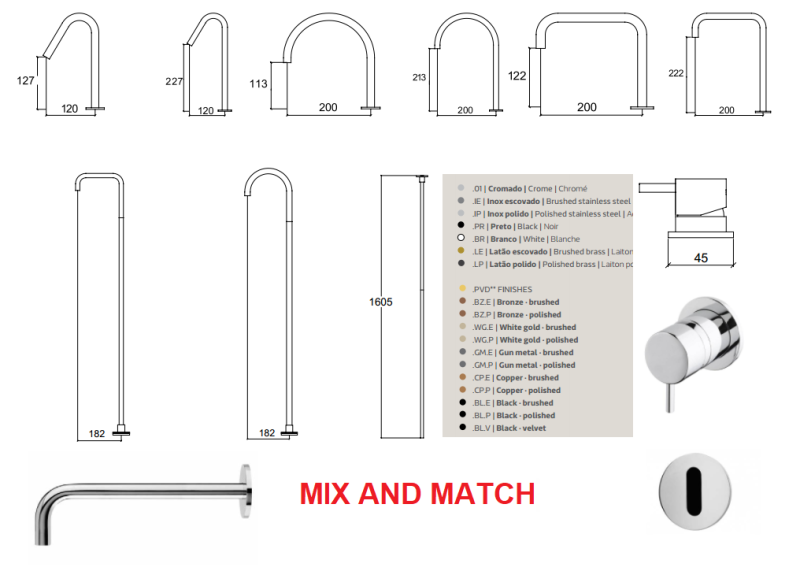 Waterevolution Flow embutida pia com sensor infravermelho a bateria cobre escovado T118EBCPE