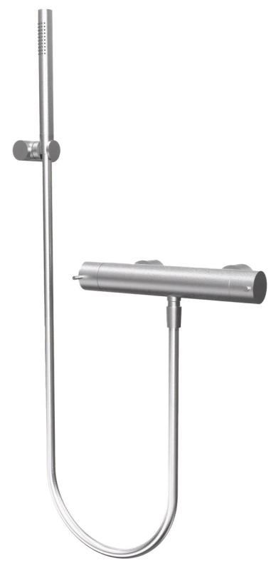 Waterevolution Flow termostato de chuveiro com conjunto de chuveiro em aço inoxidável T140TNIE
