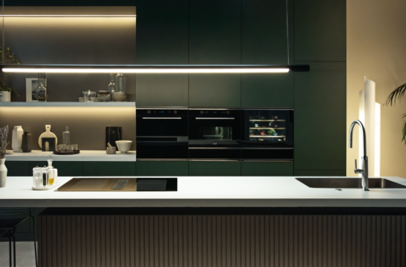 Franke Mythos Masterpiece Torneira de Cozinha com bica em J e bocal extensível totalmente em aço inoxidável 115.0711.554