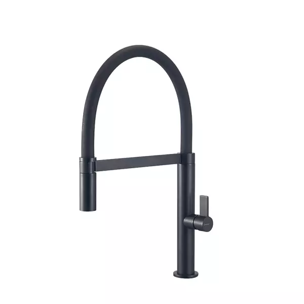 CARESSI Black Line misturador de cozinha monocomando em aço inoxidável preto CA1112BK ECO 1208967206