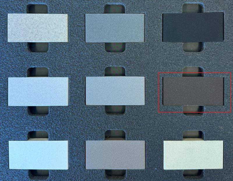 GraniteMy Universal piastras Amostra de cor de Quartzo Granito Cafe 1208967248