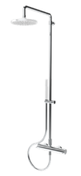 Waterevolution Flow combinação de chuveiro com ducha de teto inox 200mm T141NRIE