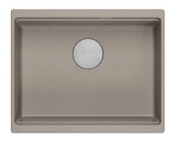 Quadri Newport II pia de granito embutida taupe 560x450mm com tampa de ralo em inox 1208967453