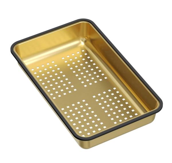 Quadri bandeja de resíduos dourada 38x23 cm para pias Newport 1208967506