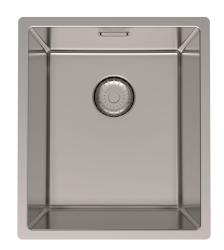 Pure.Sink Prestige em aço inoxidável 34x40 cm com raio de 10mm para instalação inferior, nivelada e superior PPG3440-02.