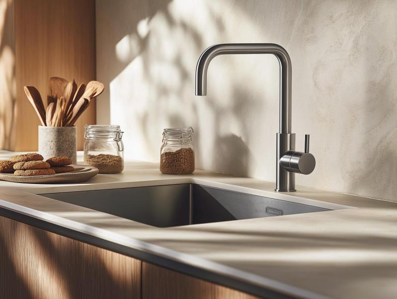 Pure.Sink Elite Steel Pure torneira de cozinha inox PS8010-02