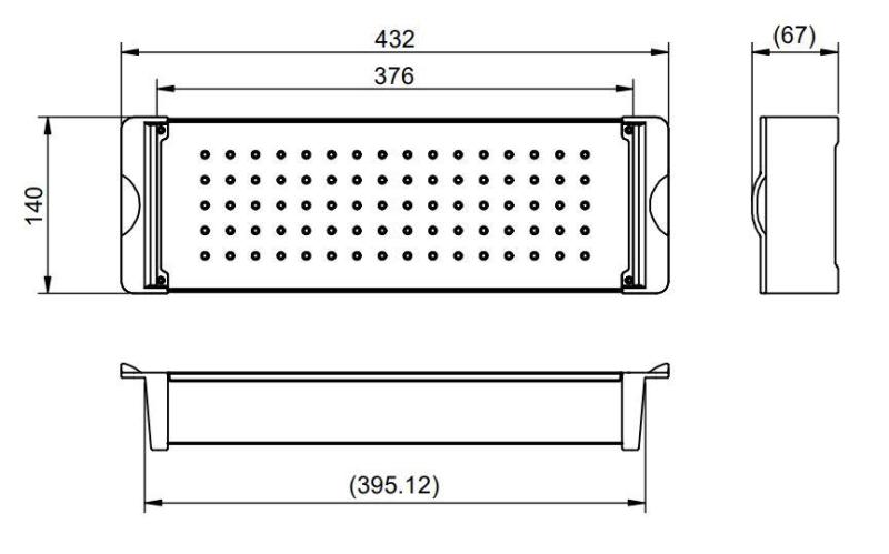 Pure.Sink Prestige cuba adicional para pia de cozinha em aço inoxidável PPGCL40-02