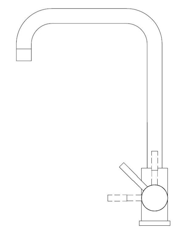 Pure.Sink Elite Steel Pure torneira de cozinha PVD Gun Metal PS8010-61