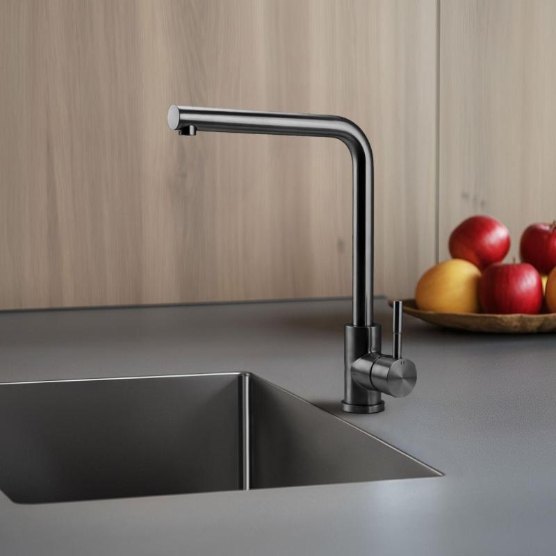 Pure.Sink Elite Steel Spark torneira de cozinha PVD Gun Metal PS8040-61