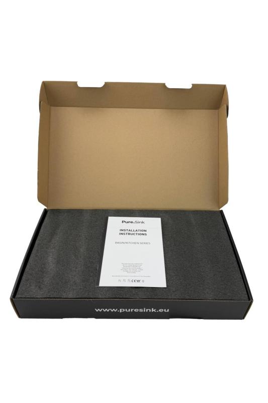 Pure.Sink Elite Steel Spark-S torneira de cozinha PVD Gun metal com bica extensível PS8041-61