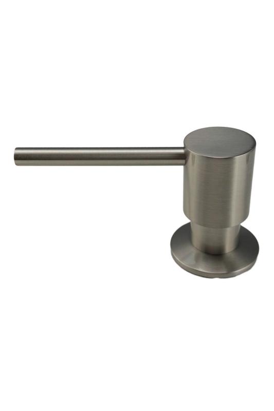 Pure.Sink Elite Steel Shine dispensador de sabão embutido Aço Inoxidável recarregável por cima PS9010-02