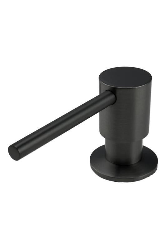 Dispensador de Sabão Embutido Pure.Sink Elite Steel Shine PVD Gun Metal, recarregável por cima PS9010-61