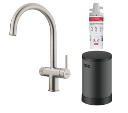 Franke Maris waterhub 4L boiler 3-1 com torneira mecânica de água fervente Twist em aço inoxidável 160.0711.523