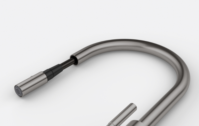 Franke Mythos Masterpiece Torneira de Cozinha Antracite com Bica em J e Bico Extensível - 115.0711.555