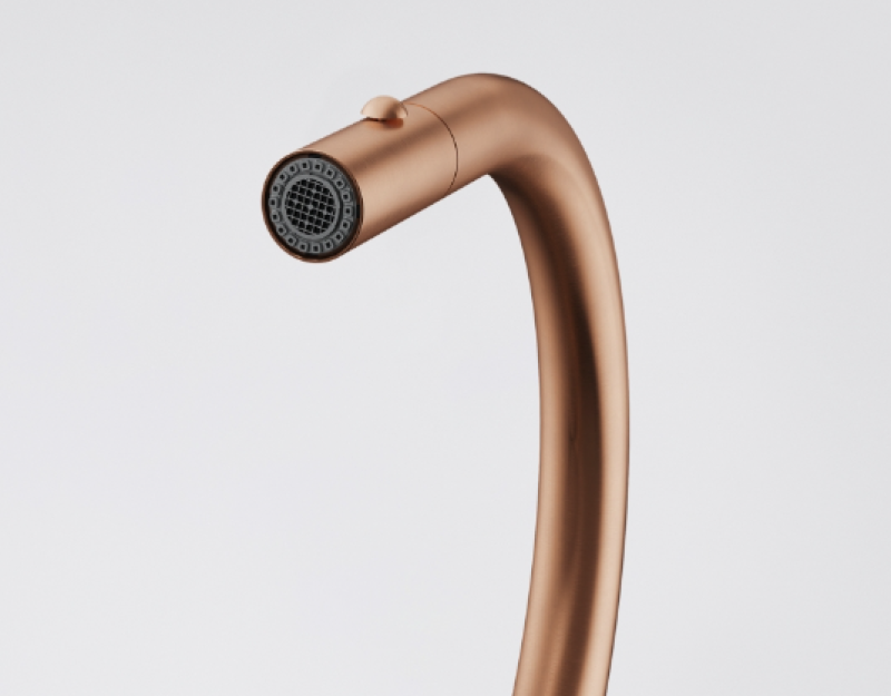 Franke Mythos Masterpiece Torneira de Cozinha Cobre com Saída em J e Bico Extensível - 115.0711.557