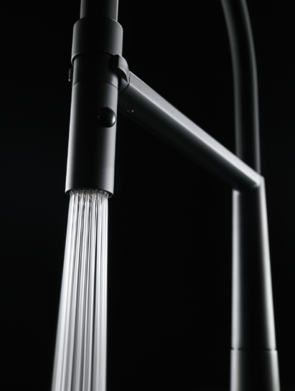 Franke Icon Misturador de Cozinha Monocomando com Ducha Flexível, Preto 115.0690.598