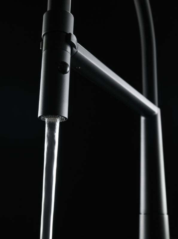 Franke Icon Misturador de Cozinha Monocomando com Ducha Flexível, Preto 115.0690.598