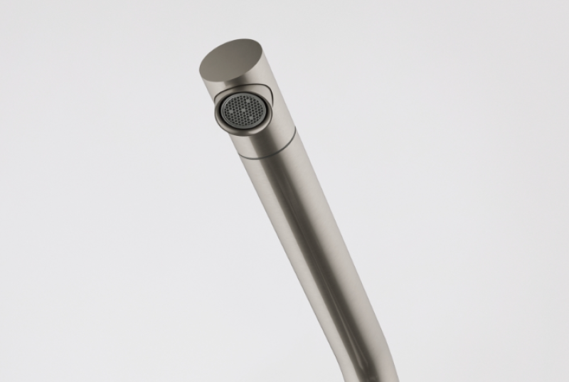 Franke Active Twist Torneira Monocomando em Aço Inoxidável com Saída Fixa e Controle de Descarte Integrado 115.0653.504