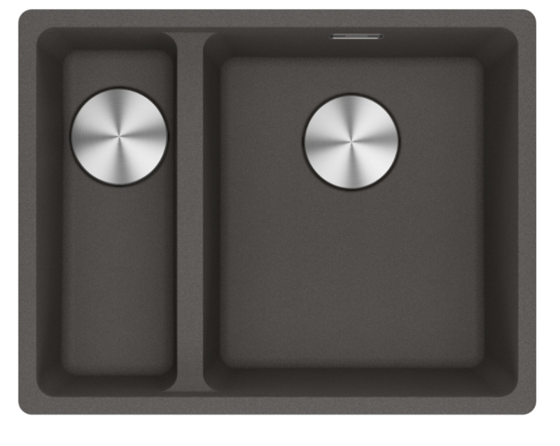 Franke Maris MRG 160-34-15 Fragranite Ardósia Cinza Pia cinza escuro Bacia à Direita Embutida 125.0714.607