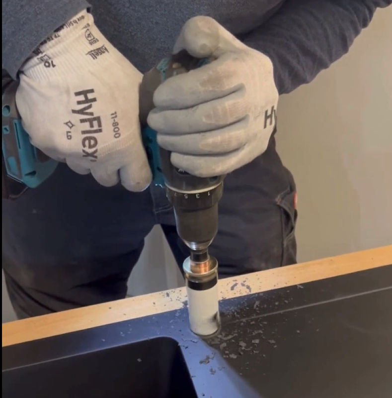 Conjunto de serras copo de aço carbono Hoegert, 14 peças.