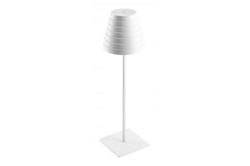 'Lâmpada de mesa LED FIZZI, 2,5W, 200lm, DC 5V, 1A, 4000 K, bateria 4000 mAh, branca'