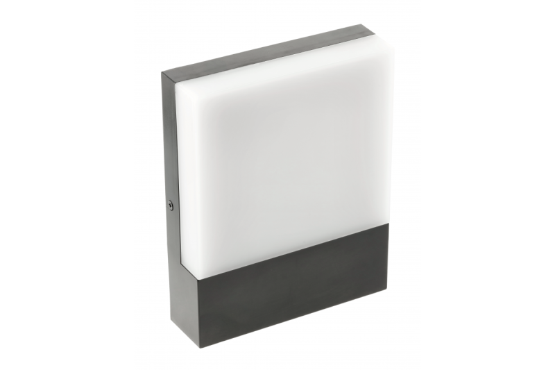 Luminária SARO LED 9W, 900lm, IP54, AC220-240V, 50/60Hz,4000K, preta