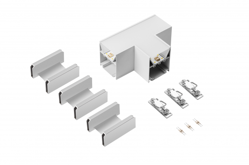VINEA Conector T, LED, branco