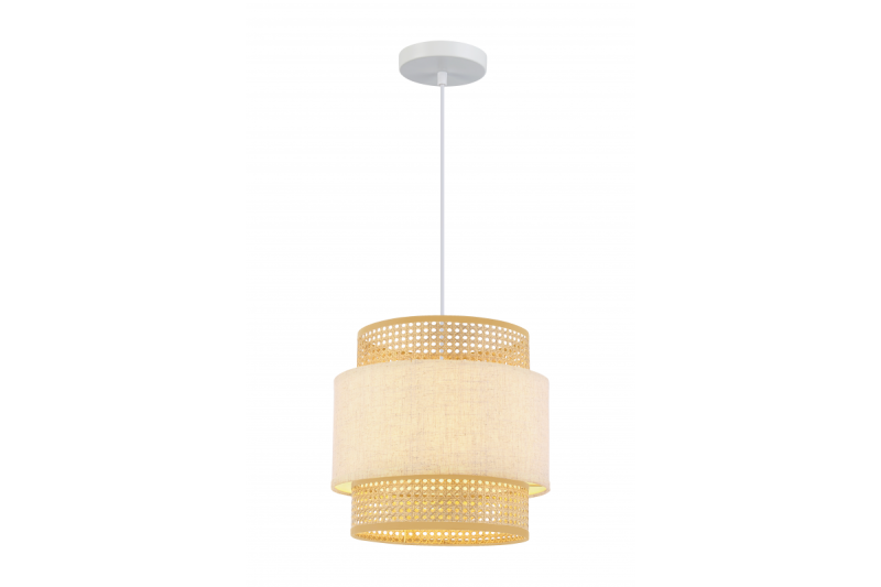 Luminária de teto ABRA, 6168, AC220-240V, 50/60Hz, 1*E27, max.40W, IP20, méd. 40 cm, creme