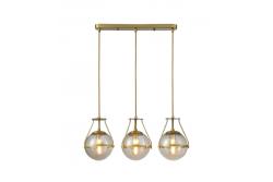 Luminária de teto DROP 3, 6335, AC220-240V, 50/60Hz, 3*E27, max.25W, comprimento 68 cm, ouro