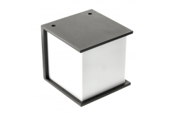 Luminária de fachada LEO, E27, MAX. 18W, IP54, AC220-240V, 50/60Hz, preto