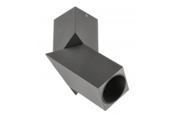 Luminária de teto VIRGO, máx. 250V, 50/60Hz, 57x57x152mm, IP20, máx. 20W, Quadrada, Preta