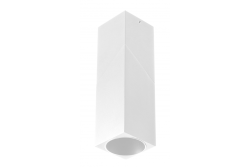Luminária de teto VIRGO, máx. 250V, 50/60Hz, 57x57x152mm, IP20, máx. 20W, Quadrada, Branca