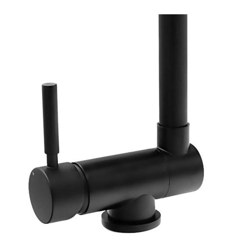 Serenidade Graniteland Misturador de Cozinha Preto com Bica Dobrável 1208969533
