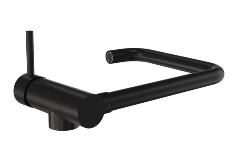 Serenidade Graniteland Misturador de Cozinha Preto com Bica Dobrável 1208969533