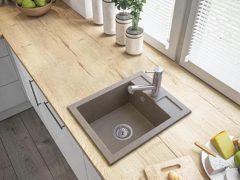 Graniteland Ceres Misturadora de Cozinha Cromada com Bica Extensível e Chuveiro de Mão de Dupla Função 1208969535.