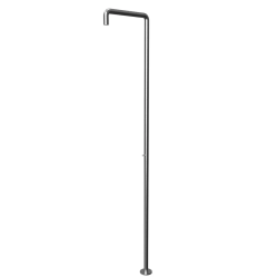 Waterevolution Flow coluna de duche com misturador gun metal T146GME