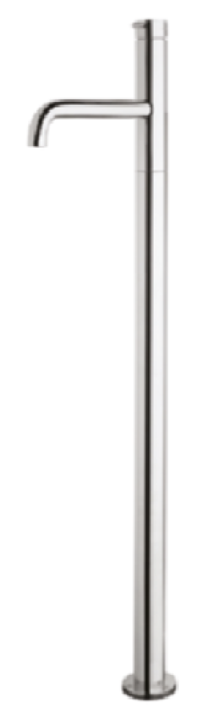 Waterevolution Flow misturador de banheira independente gun metal T134GME