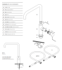 Waterevolution Flow keukenmengkraan met haakse draaibare uitloop zwart T158HPR