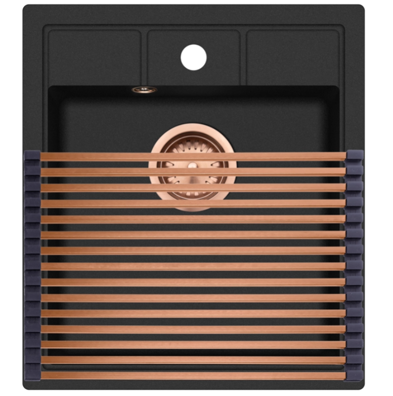 Ausmann Turt Tapete de Cobre para Pia, 28x45 cm, 1208969724